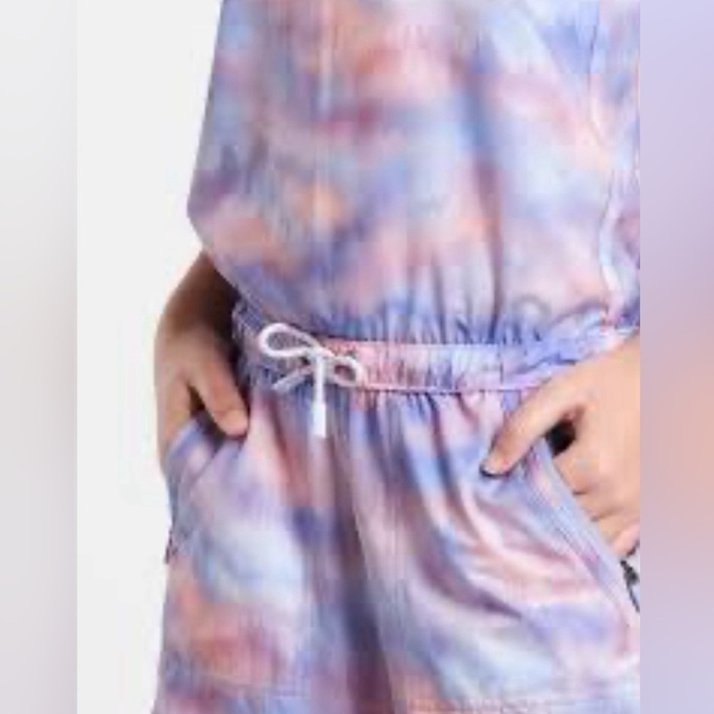 - NWT Athleta Girl Pastel On the Go Romper Size XXL/16.